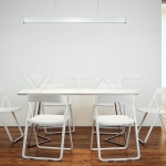 LED Линейно Осветление SAMSUNG Чип 40W Висящо Бяло Тяло 4000К 1200x50x65mm