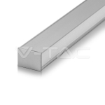 LED Линейно Осветление SAMSUNG Чип 40W Висящо Сиво Тяло 4000К 1200x50x65mm