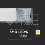 LED Линейно Осветление SAMSUNG Чип 40W Висящо Сиво Тяло 4000К 1200x50x65mm