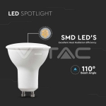 LED Крушка 4.5W GU10 SMD Пластик 110° 3000K 6 бр./сет