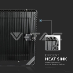 1000W LED Прожектор SAMSUNG ЧИП SMD SLIM Черно Тяло 6500К 120 lm/W