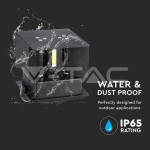 5W Аплик Черно Тяло Квадрат IP65 3000K