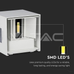 5W Аплик Бяло Тяло Квадрат IP65 3000K