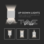 5W Аплик Бяло Тяло Квадрат IP65 3000K