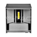 5W Аплик Сиво Тяло Квадрат IP65 4000K