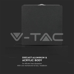 4W Стенна Лампа Черно Тяло Квадрат 3000К IP65