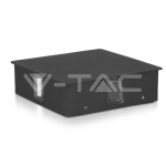 4W Стенна Лампа Черно Тяло Квадрат 3000К IP65