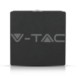 4W Стенна Лампа Черно Тяло Квадрат 3000К IP65