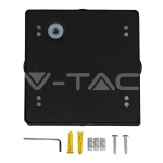 4W Стенна Лампа Черно Тяло Квадрат 3000К IP65