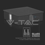 4W Стенна Лампа Черно Тяло Квадрат 3000К IP65