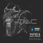 4W Стенна Лампа Черно Тяло Квадрат 3000К IP65