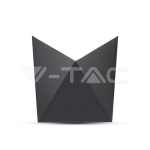 5W Стенна Лампа Черна  IP65 Една Посока 3000К