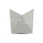 5W Стенна Лампа Сива  IP65 Една Посока 4000К