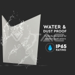 5W Стенна Лампа Сива  IP65 Една Посока 4000К