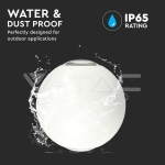 6W Стенна Лампа Бяла Кръг IP65 Две Посоки 4000К