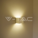 12W Стенна Лампа Bridgelux Чип Бяла Квадрат 3000К