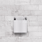 12W Стенна Лампа Bridgelux Чип Бяла Квадрат 3000К