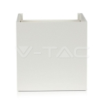 12W Стенна Лампа Bridgelux Чип Бяла Квадрат 3000К