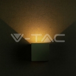 11W Стенна Лампа Bridgelux Чип Сива Квадрат 4000К