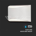 10W Стенна Лампа Bridgelux Чип Бяла 4000К IP54