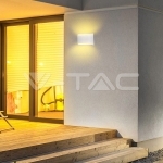 10W Стенна Лампа Bridgelux Чип Бяла 4000К IP54