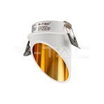 GU10 Корпус Кръг Бял