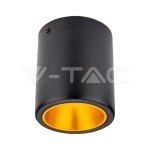 Външен Корпус GU10 Кръг Черен