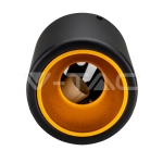 Външен Корпус GU10 Кръг Черен