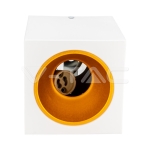 Външен Корпус GU10 Квадрат Бял