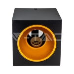 Външен Корпус GU10 Квадрат Черен