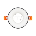 GU10 Корпус Бяла Рамка + Бял Рефлектор