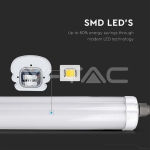LED Влагозащитено тяло AL/PC G-Серия 1500mm 48W 4000K 120 lm/W