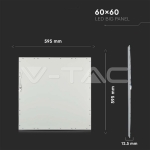 LED Панел 29W 600 x 600 mm 6400K Вкл. Драйвер 6бр./СЕТ
