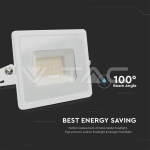 30W LED Прожектор Е-Series G2 Бяло Тяло 6500K