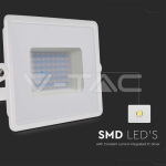 50W LED Прожектор Е-Series G2 Бяло Тяло 4000K