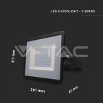 100W LED Прожектор Е-Series G2 Черно Тяло 4000K