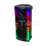 600W Колона С Жичен Микрофон Дистанционно 2x8 inch