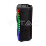 600W Колона С Жичен Микрофон Дистанционно 2x8 inch