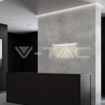 18W ЛЕД Стенна Лампа Бяла IP44 3000K