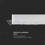 20W ЛЕД Стенна Лампа Бяла IP44 4000K