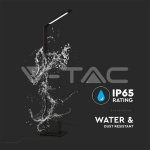 6W Наземна Градинска Лампа Черна 4000К IP54