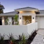 6W Стенна Лампа Черна IP65 Две Посоки 3000К