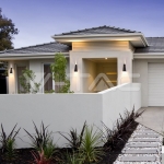 6W Стенна Лампа Черна IP65 Две Посоки 4000К