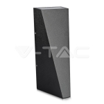 6W Стенна Лампа Черна IP65 Две Посоки 4000К