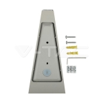 6W Стенна Лампа Сива IP65 Две Посоки 4000К