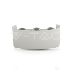 6W Стенна Лампа Пясъчно Бяло Тяло 3000К IP54