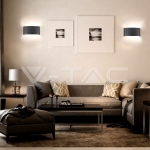 6W Стенна Лампа Пясъчно Черно Тяло 3000К IP54