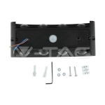 8W Стенна Лампа Пясъчно Черно Тяло 3000К IP54