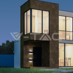 8W Стенна Лампа Пясъчно Черно Тяло 3000К IP54