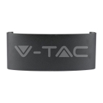 8W Стенна Лампа Пясъчно Черно Тяло 4000К IP54